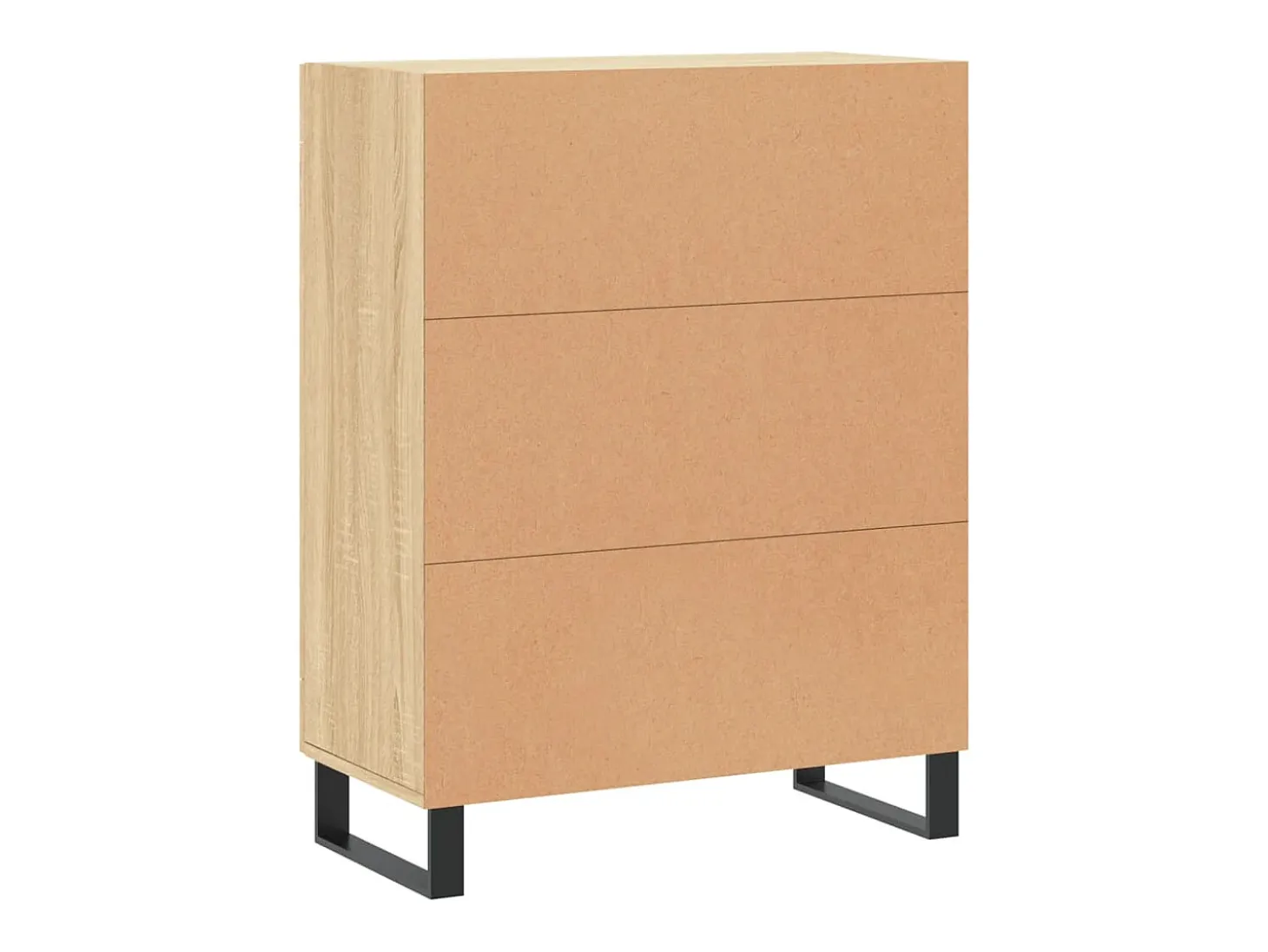 Aparador de madera de ingeniería roble Sonoma 69,5x34x90 cm
