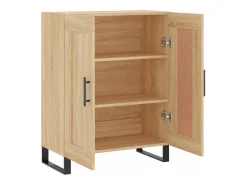 Aparador de madera de ingeniería roble Sonoma 69,5x34x90 cm