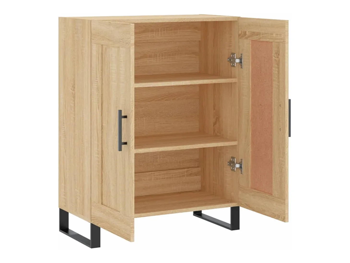 Aparador de madera de ingeniería roble Sonoma 69,5x34x90 cm