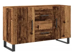 Aparador de madera de ingeniería envejecida 100x36x60 cm