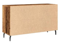 Aparador de madera de ingeniería envejecida 100x36x60 cm