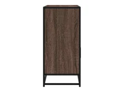 Aparador de madera de ingeniería marrón roble 100x35x76 cm