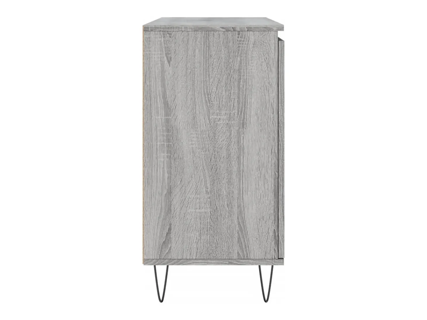 Aparador de madera de ingeniería gris Sonoma 104x35x70 cm