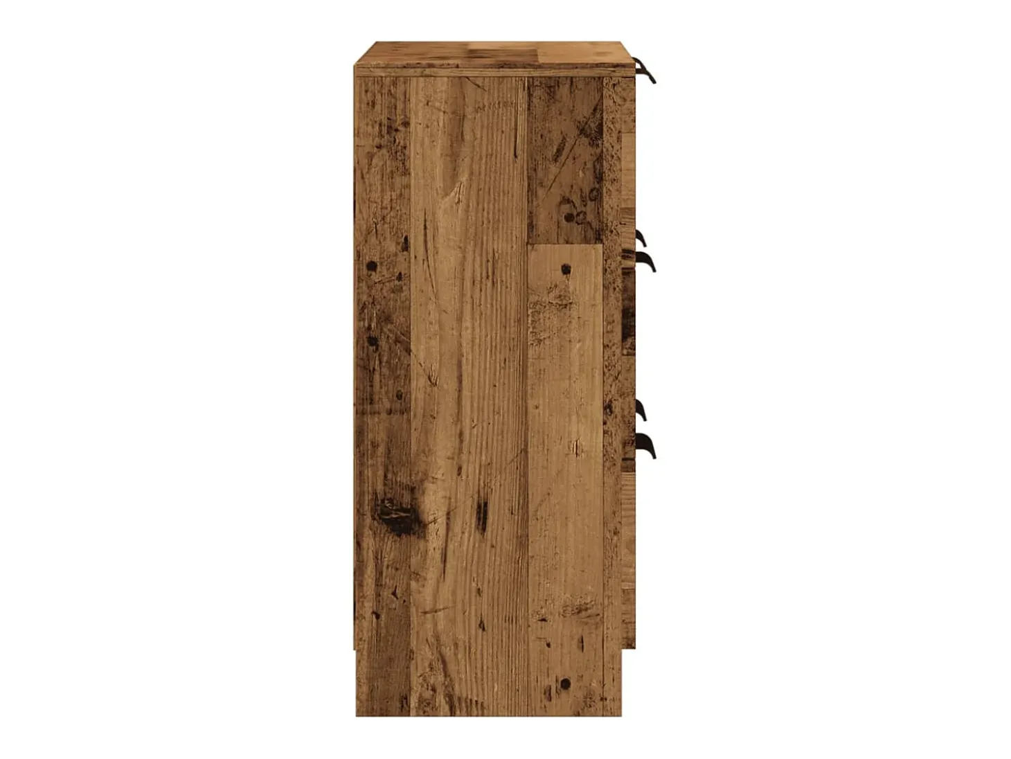 Aparador de madera de ingeniería envejecida 60x30x70 cm