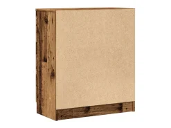 Aparador de madera de ingeniería envejecida 60x30x70 cm