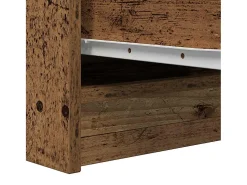 Aparador de madera de ingeniería envejecida 29,5x34x76 cm