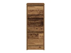 Aparador de madera de ingeniería envejecida 29,5x34x76 cm
