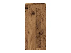 Aparador de madera de ingeniería envejecida 29,5x34x76 cm