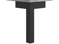 Aparador de madera de ingeniería gris Sonoma 34,5x32,5x90 cm