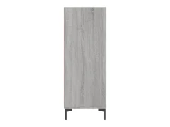Aparador de madera de ingeniería gris Sonoma 34,5x32,5x90 cm