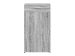 Aparador de madera de ingeniería gris Sonoma 50x42,5x93 cm