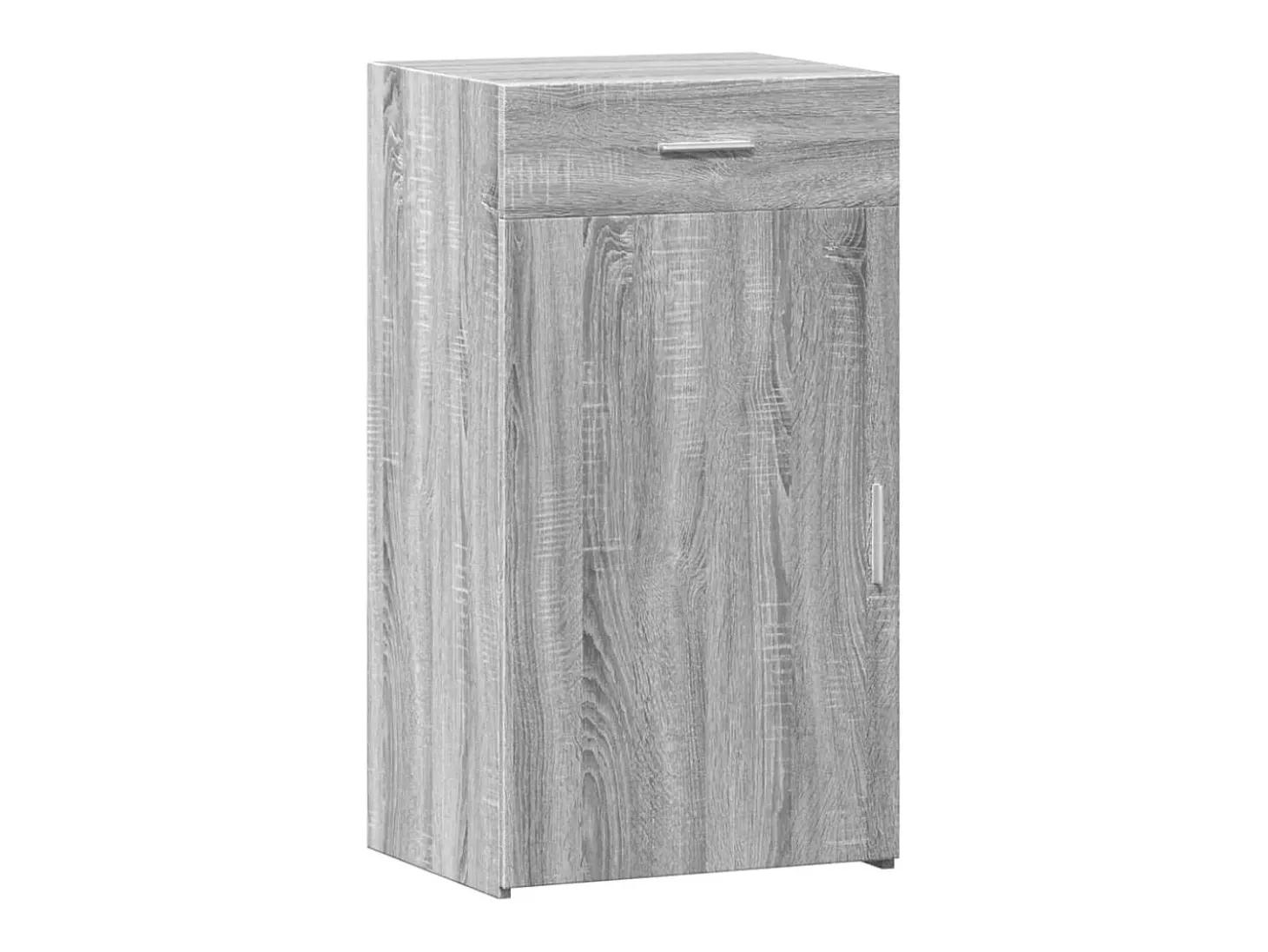 Aparador de madera de ingeniería gris Sonoma 50x42,5x93 cm