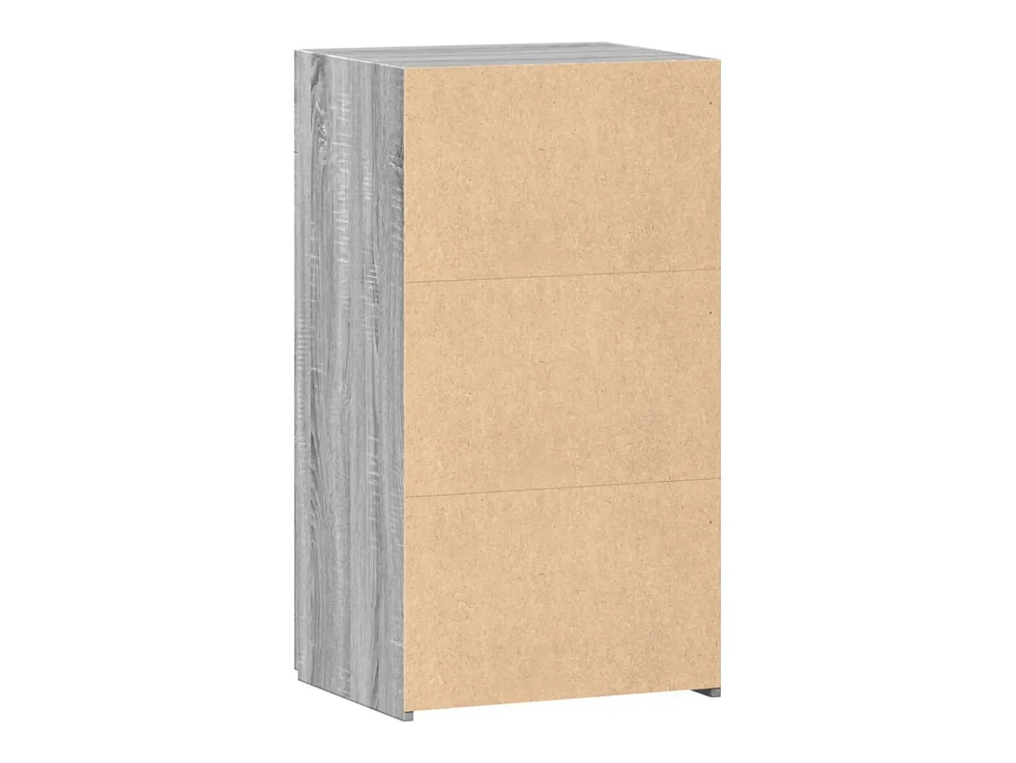 Aparador de madera de ingeniería gris Sonoma 50x42,5x93 cm