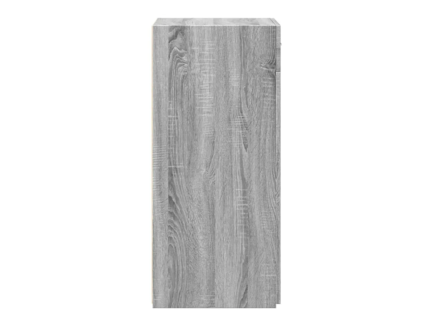 Aparador de madera de ingeniería gris Sonoma 50x42,5x93 cm