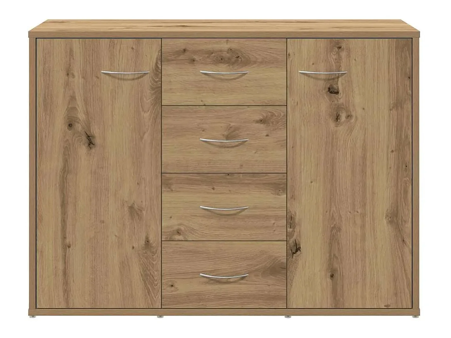 Aparador de madera de ingeniería roble artisan 88x30x64 cm