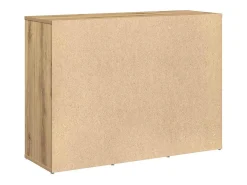 Aparador de madera de ingeniería roble artisan 88x30x64 cm