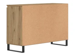 Aparador de madera de ingeniería roble artisan 101,5x35x70 cm