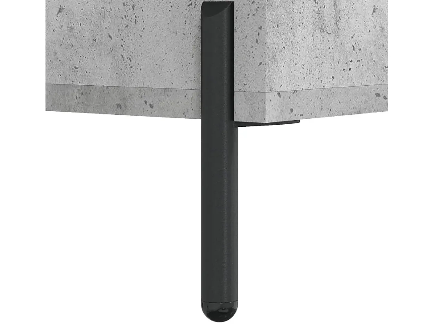 Aparador de madera de ingeniería gris hormigón 69,5x34x90 cm