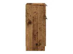 Aparador de madera de ingeniería envejecida 60x30x70 cm