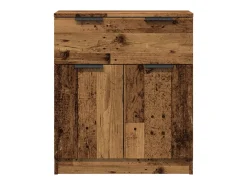 Aparador de madera de ingeniería envejecida 60x30x70 cm