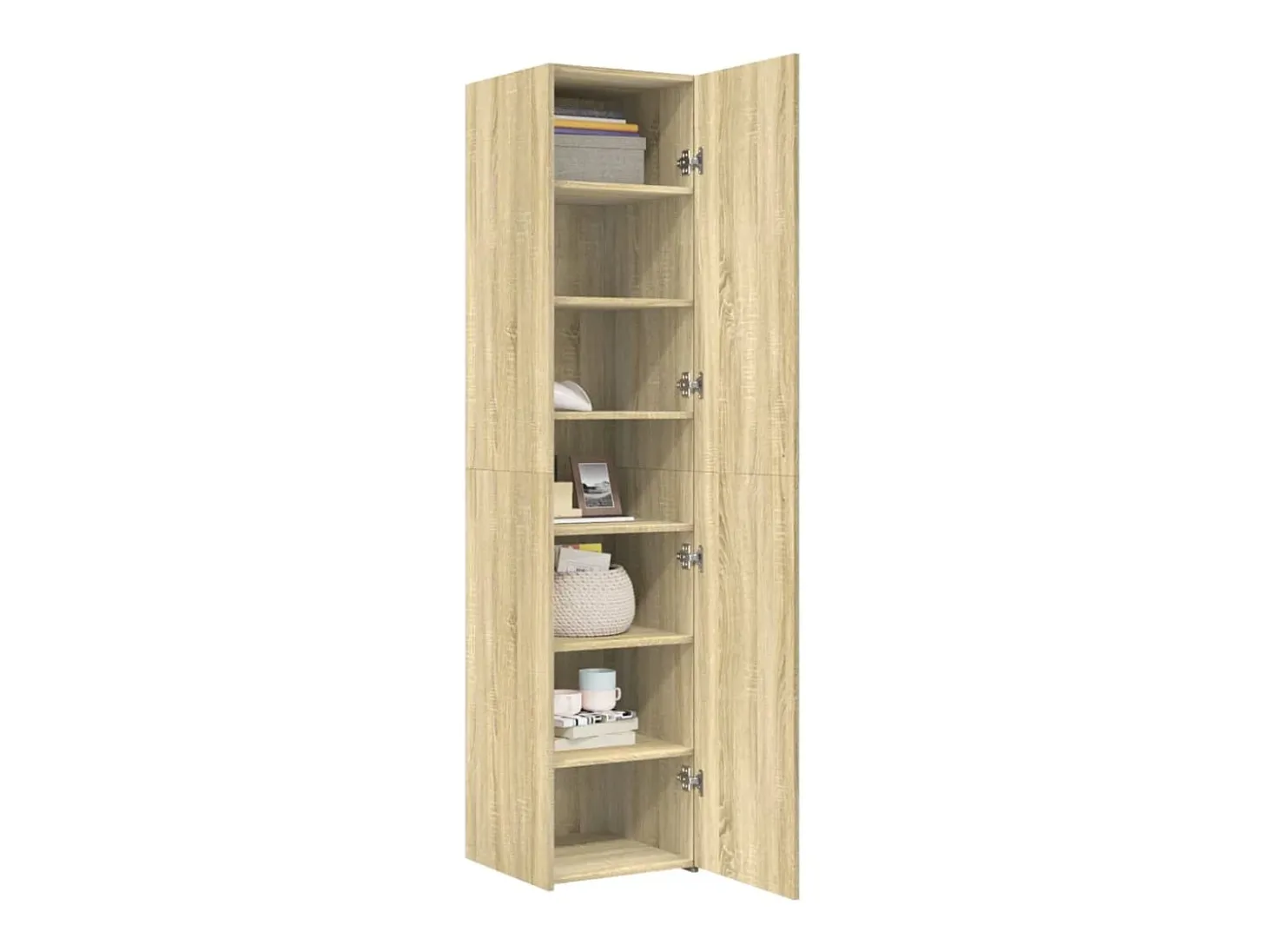 Aparador de madera de ingeniería roble Sonoma 40x42,5x185 cm