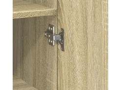 Aparador de madera de ingeniería roble Sonoma 40x42,5x185 cm