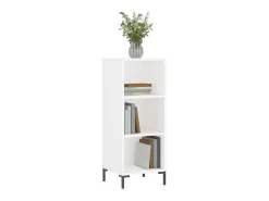 Aparador de madera de ingeniería blanco 34,5x32,5x90 cm ES78717