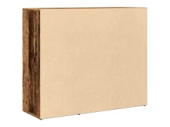 Aparador de madera de ingeniería envejecida 91x29,5x75 cm