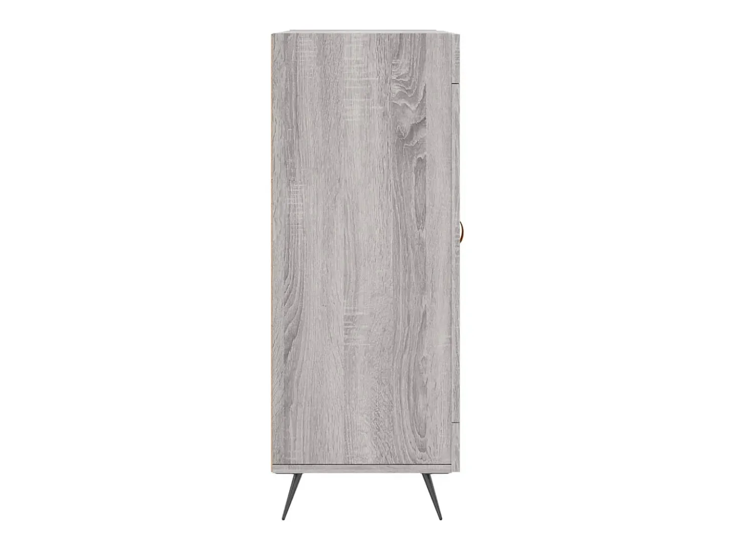 Aparador de madera de ingeniería gris Sonoma 69,5x34x90 cm