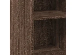 Aparador de madera de ingeniería marrón roble 40x41x93 cm