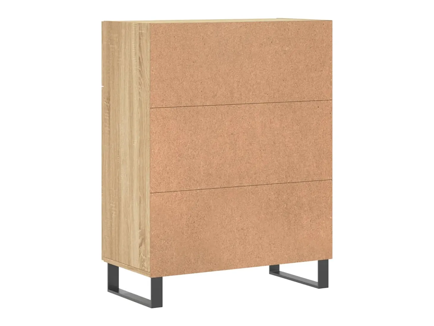 Aparador de madera de ingeniería roble Sonoma 69,5x34x90 cm