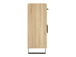 Aparador de madera de ingeniería roble Sonoma 69,5x34x90 cm