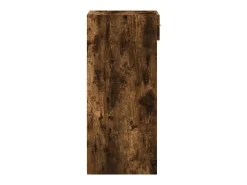Aparador de madera de ingeniería roble ahumado 50x42,5x93 cm