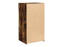 Aparador de madera de ingeniería roble ahumado 50x42,5x93 cm