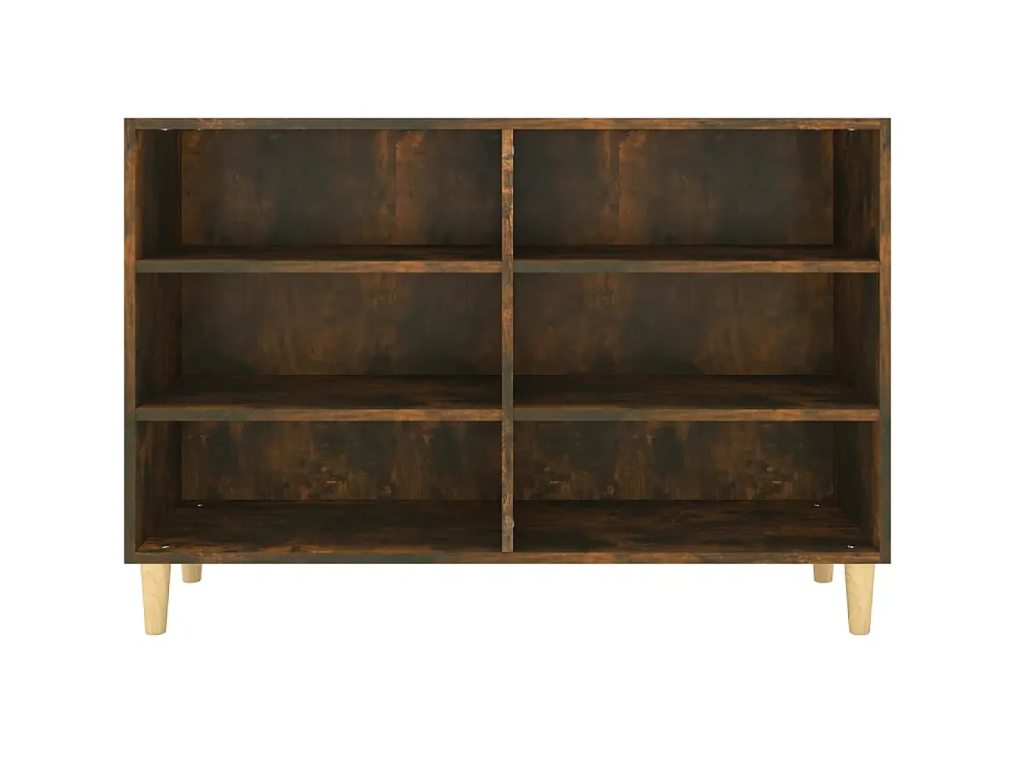 Aparador de madera de ingeniería roble ahumado 103,5x35x70 cm ES85454
