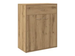 Aparador de madera de ingeniería roble artisan 60x30x75 cm