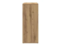 Aparador de madera de ingeniería roble artisan 60x30x75 cm
