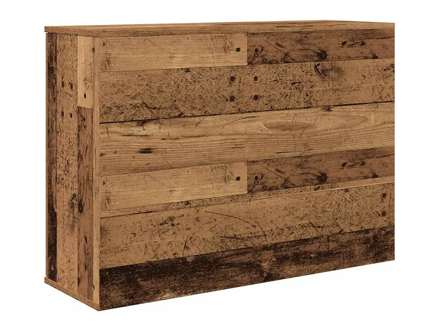 Aparador de madera de ingeniería envejecida 90x29,5x65 cm