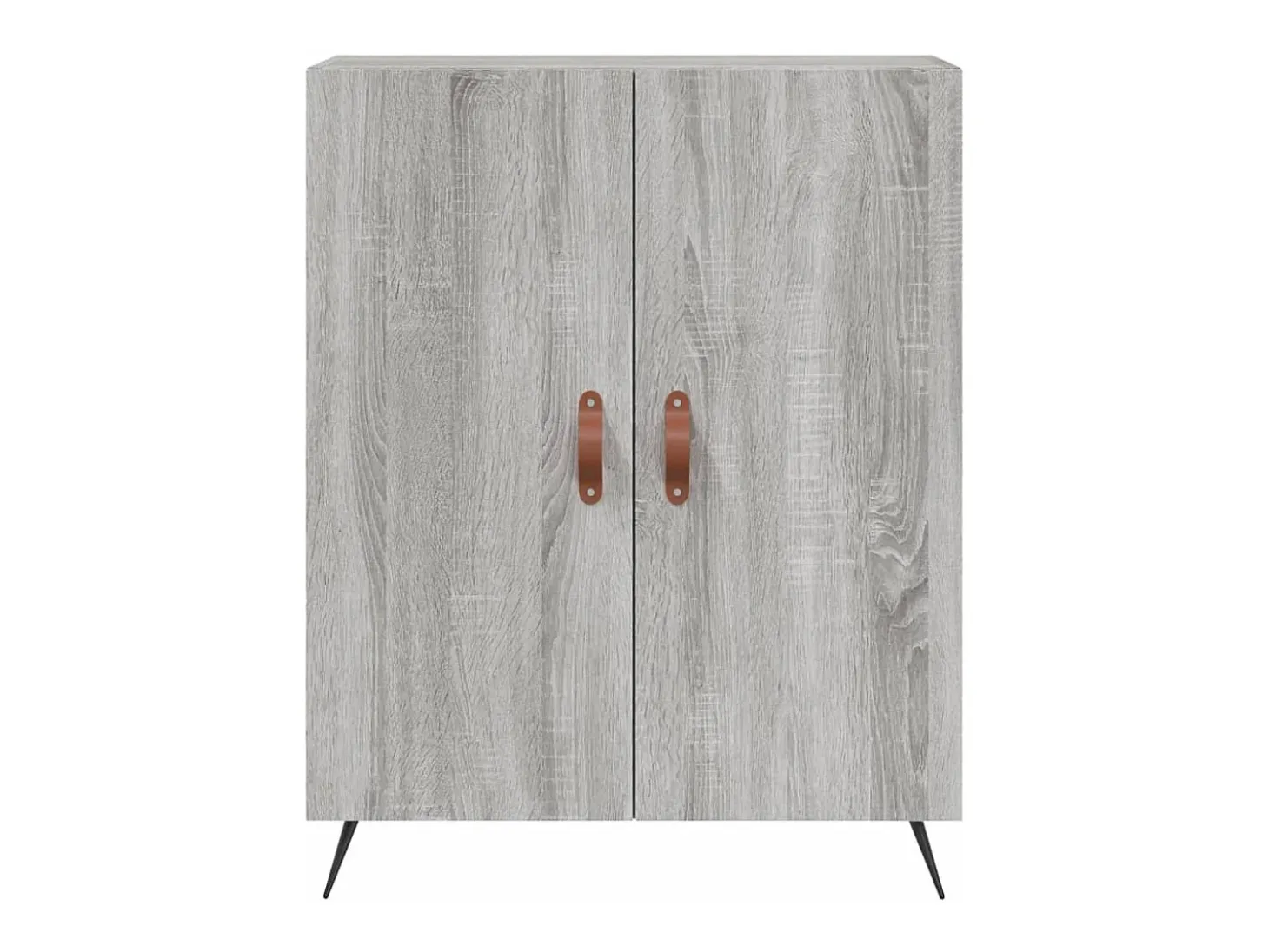 Aparador de madera de ingeniería gris Sonoma 69,5x34x90 cm