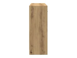 Aparador de madera de ingeniería roble artisan 91x28x75 cm