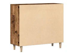 Aparador de madera de ingeniería envejecido 90x34x80 cm