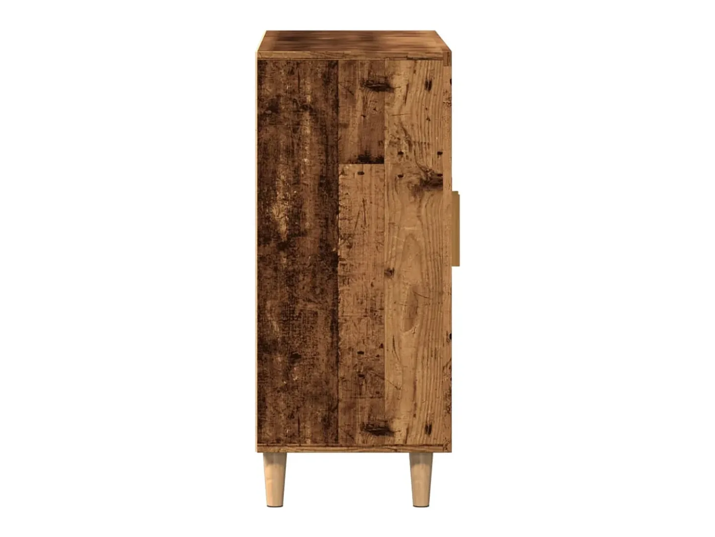 Aparador de madera de ingeniería envejecido 90x34x80 cm