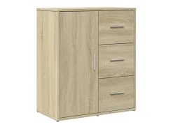 Aparador de madera de ingeniería roble Sonoma 60x31x70 cm ES967344