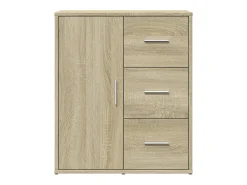 Aparador de madera de ingeniería roble Sonoma 60x31x70 cm ES967344
