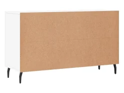 Aparador de madera de ingeniería blanco 100x36x60 cm