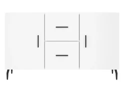Aparador de madera de ingeniería blanco 100x36x60 cm