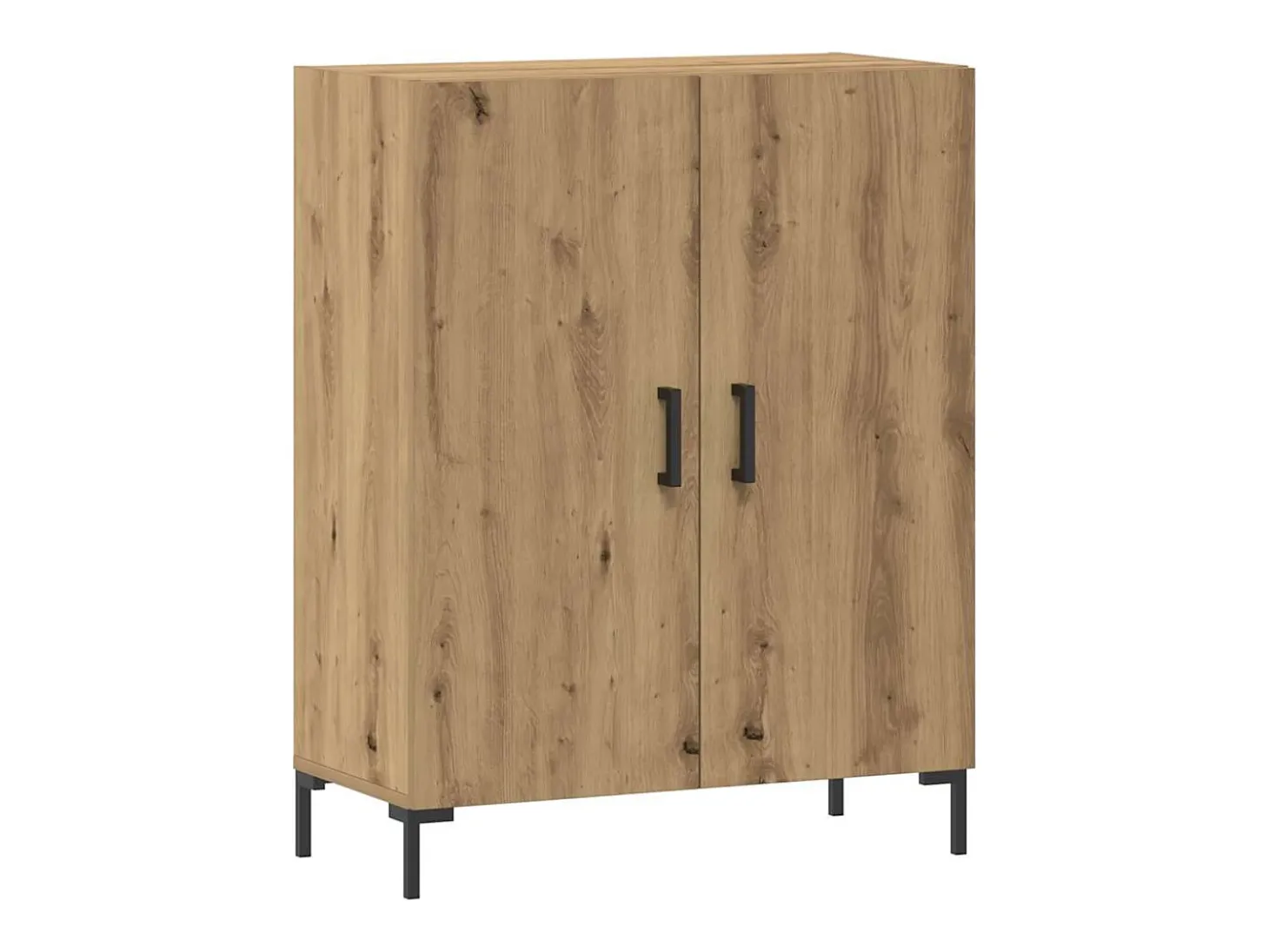 Aparador de madera de ingeniería roble artisan 69,5x34x90 cm