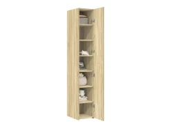 Aparador de madera de ingeniería roble Sonoma 30x42,5x185 cm