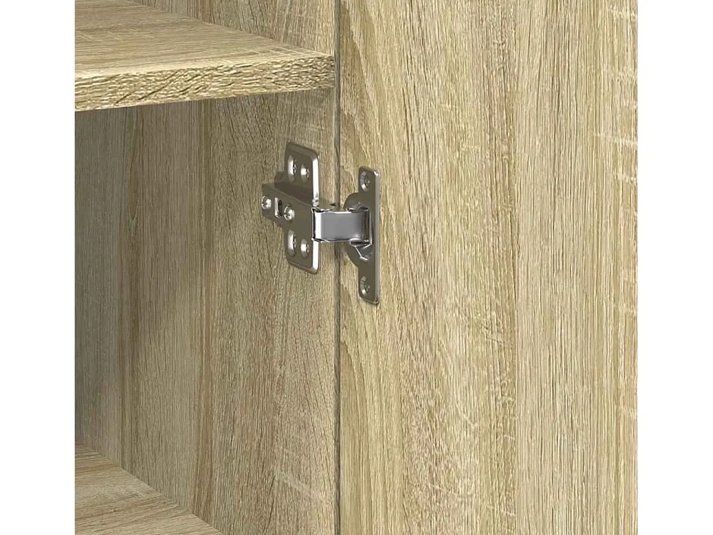 Aparador de madera de ingeniería roble Sonoma 30x42,5x185 cm