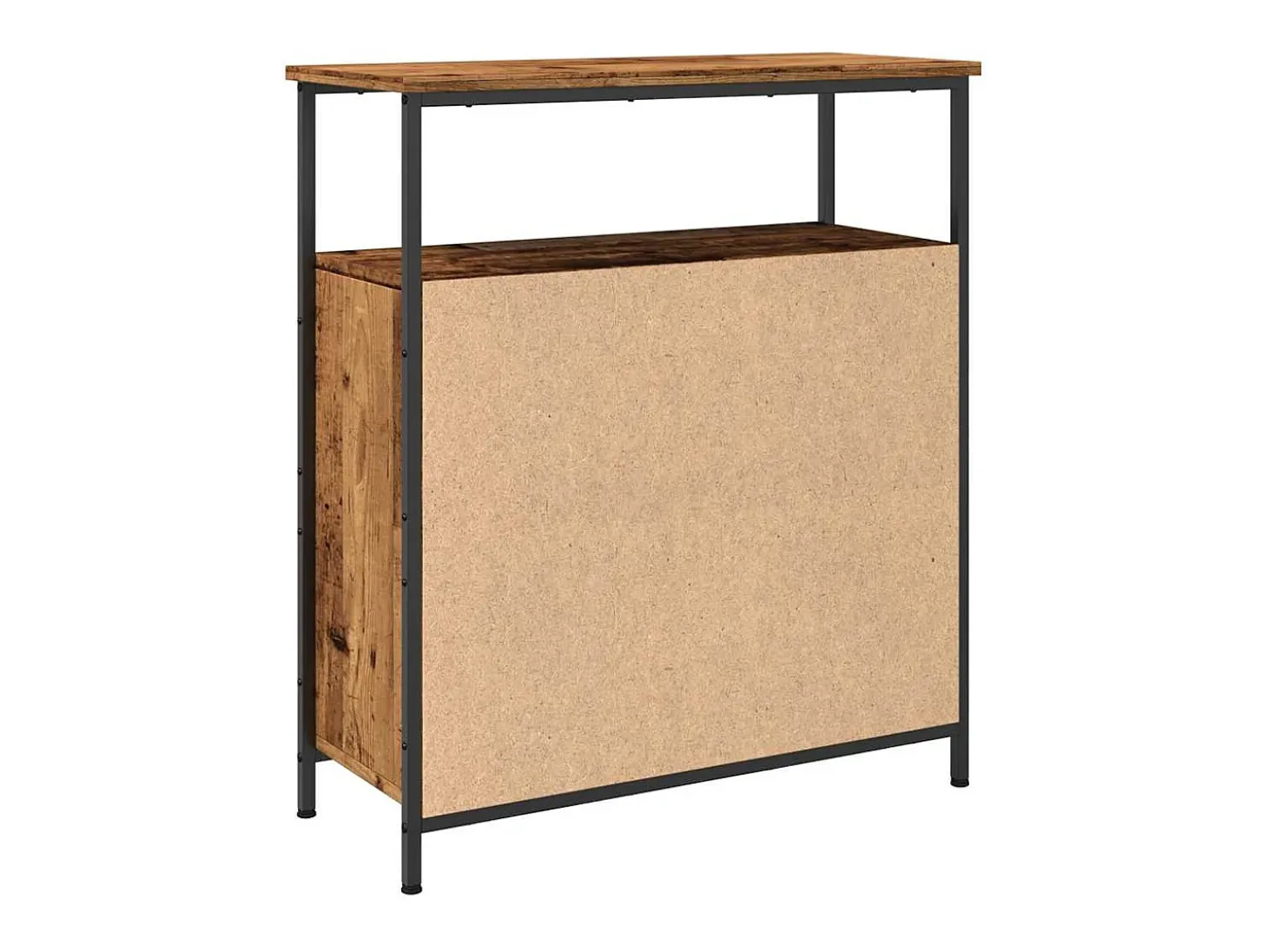 Aparador de madera de ingeniería madera envejecida 70x30x80 cm